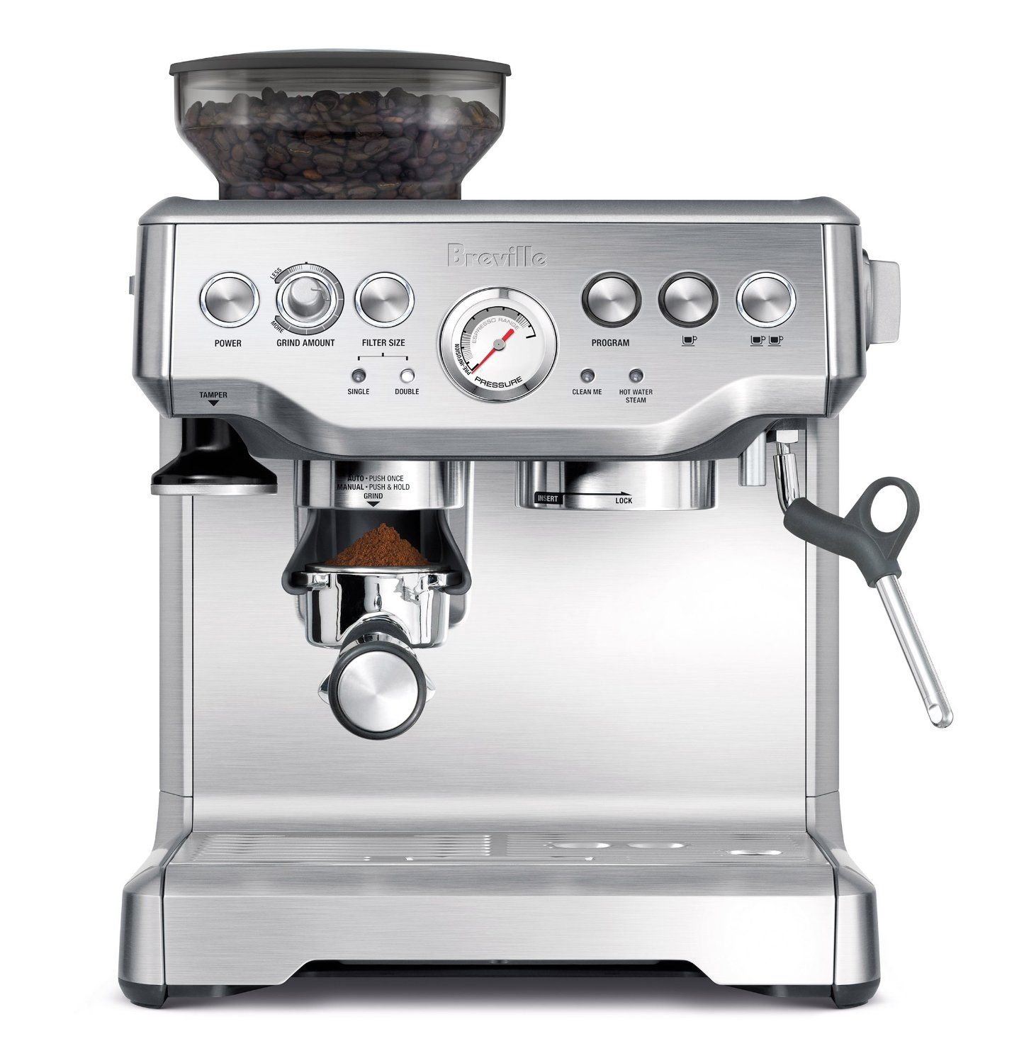 Máquina para café expreso Barista, con moledora de café