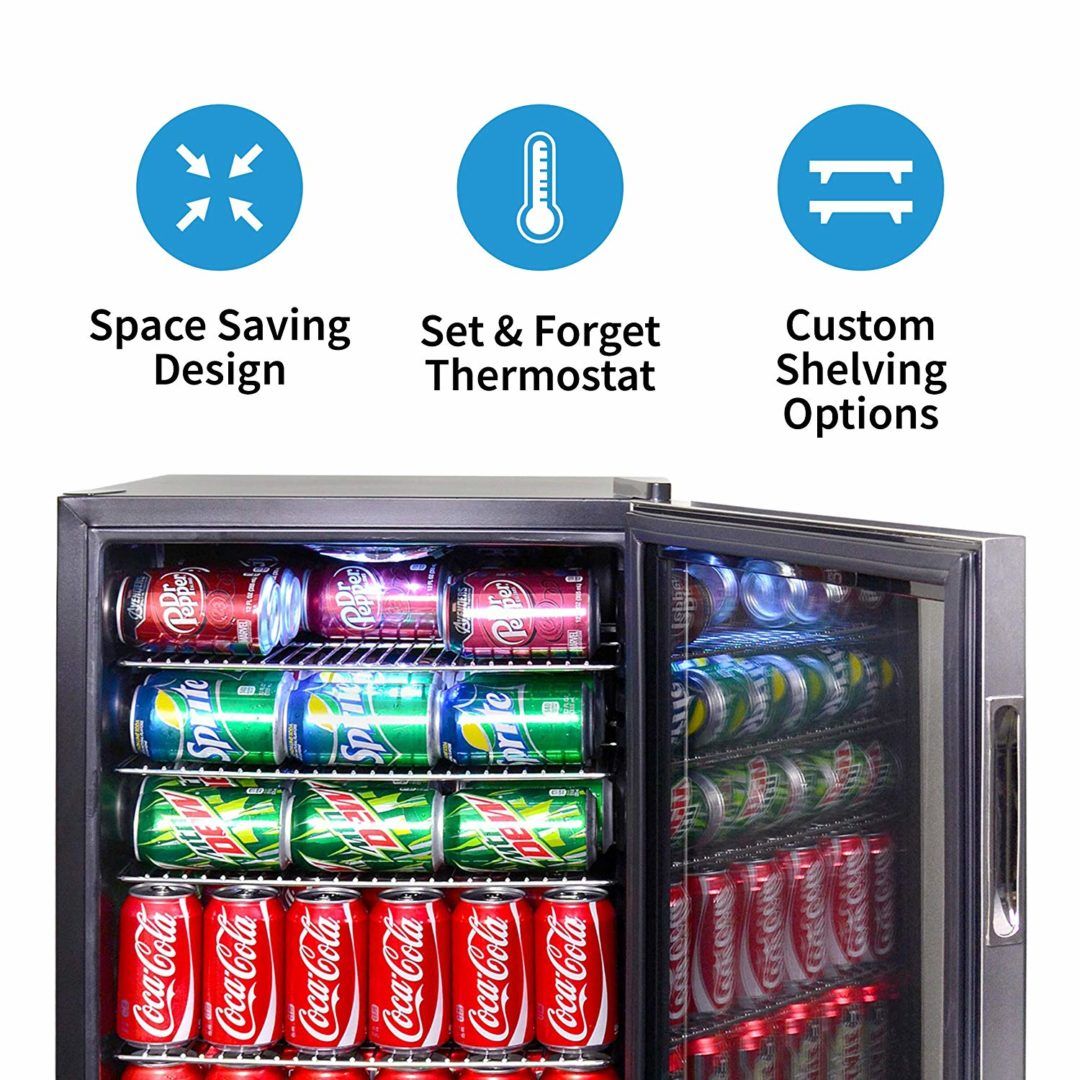 Mostrador Refrigerado Comercial vertical 180L Acero Inoxidable