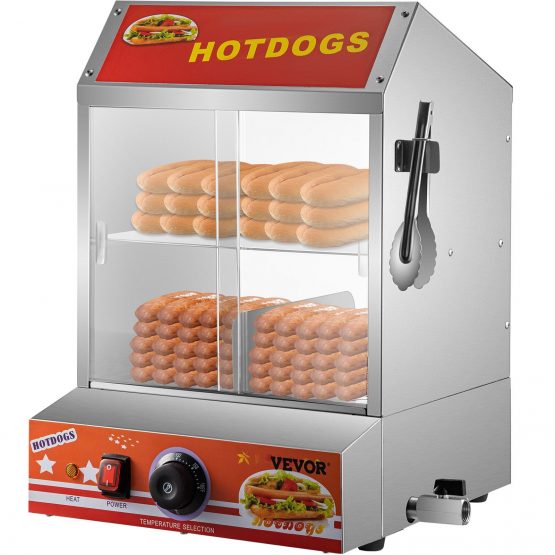 mostrador comercial para hot dogs