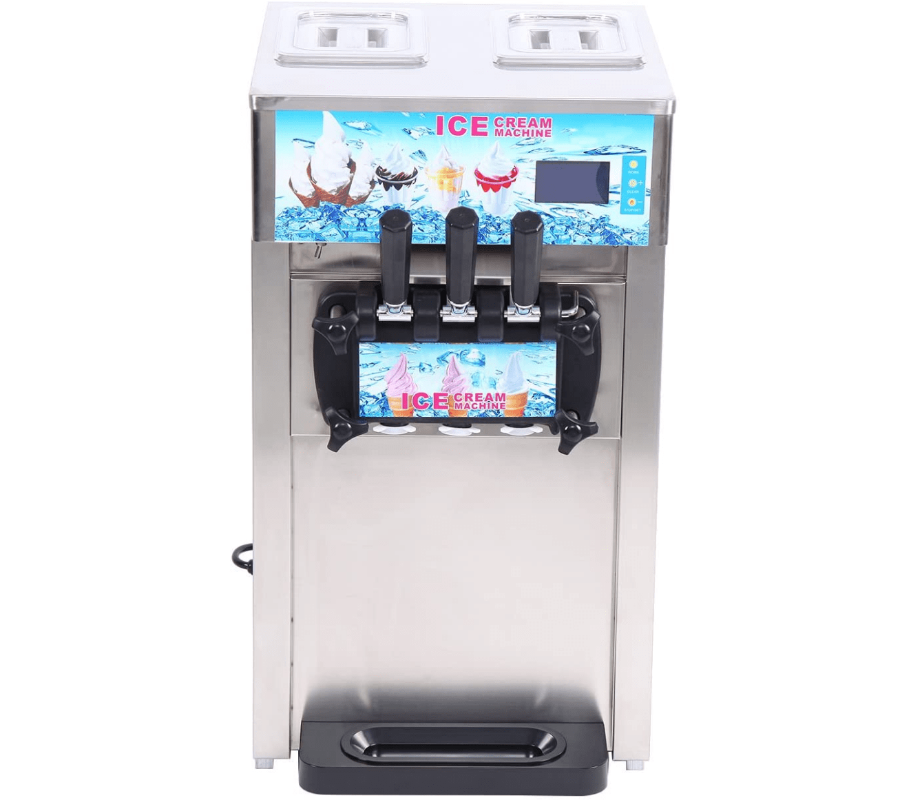  Máquina de helado suave de 16L/H, máquina para hacer