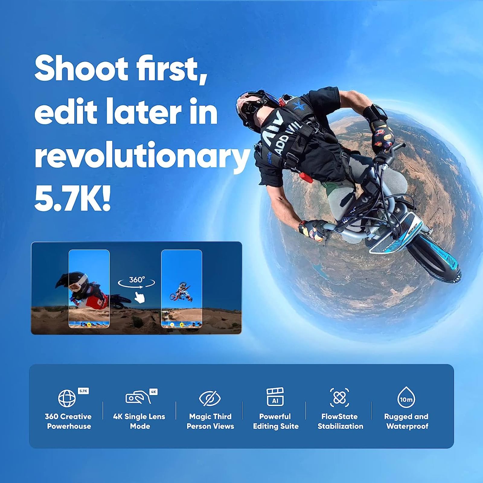 Nueva cámara de acción INSTA360 X3 - Era Escòla - Clases de esquí