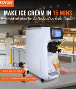 Panel digital de la máquina de helado para control de temperatura. Fácil de usar por su personal.