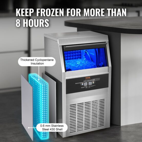 Máquina de hielo 70lb - 24h