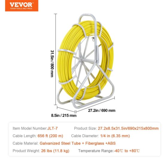 Cinta pasacables VEVOR - Imagen 7