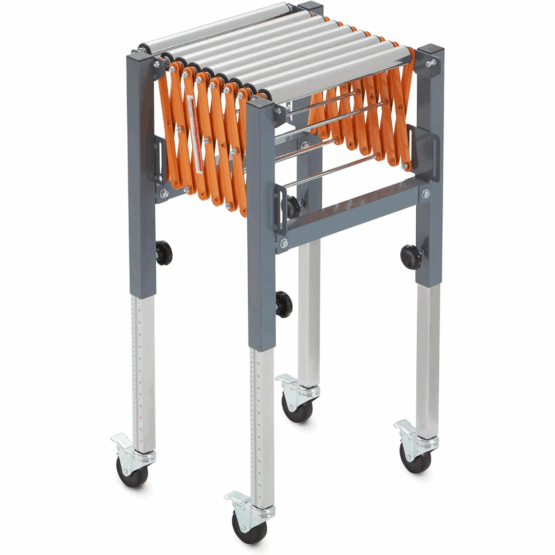 Mesa de Rodillos Transportadores Extensible (300 lb) – Optimice su Bodega y Taller - Imagen 8