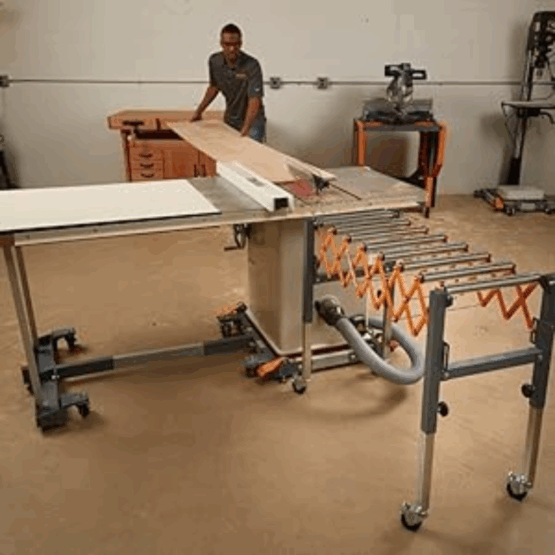 Mesa de Rodillos Transportadores Extensible (300 lb) – Optimice su Bodega y Taller - Imagen 5