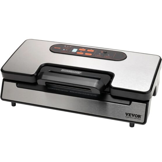 Máquina profesional Vevor 90kPa para sellar al vacío de forma eficiente en negocios de alimentos.