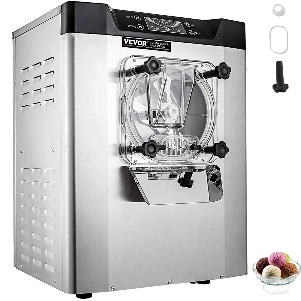 Máquina profesional de helado duro (Batch Freezer) 20 L/H. Inversión de alta producción para heladerías en El Salvador. Llámenos para cotizar.