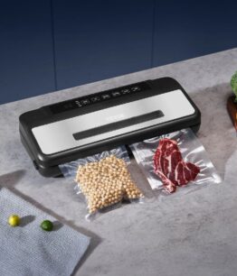 "selladora al vacío VEVOR para preparación y almacenamiento de alimentos"