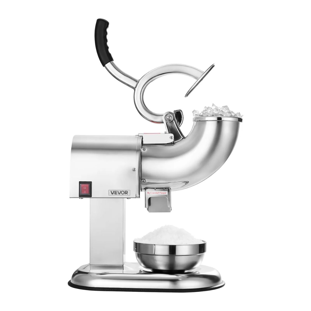 Conducto de salida de hielo amplio. Evite atascos y agilice el despacho de sus bebidas heladas.