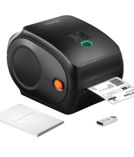 Impresora de etiquetas térmicas VEVOR de 300 DPI con conexión Bluetooth